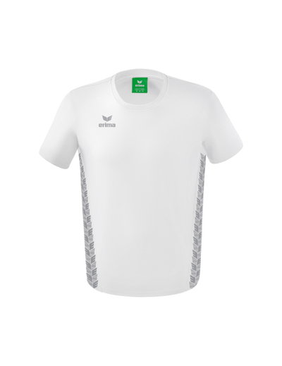 Erima Freizeit-Tshirt Essential Team - weicher Baumwollmix, klassischer Schnitt - weiss/grau Herren